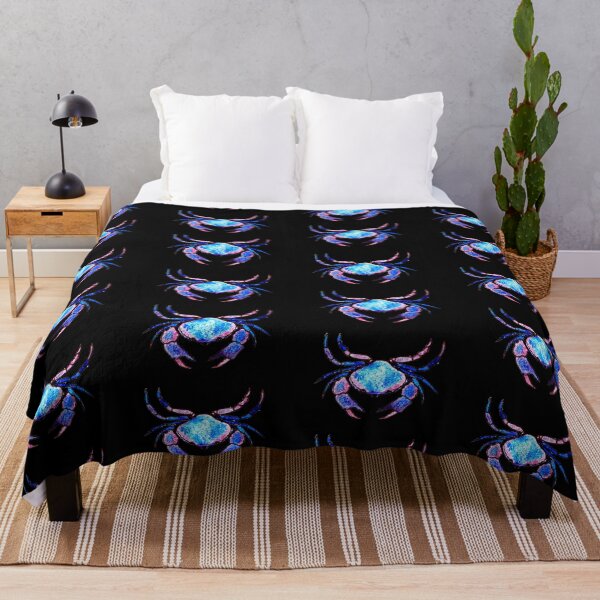 Item preview, Blue Crab on Black designed and sold by Linda Callaghan.