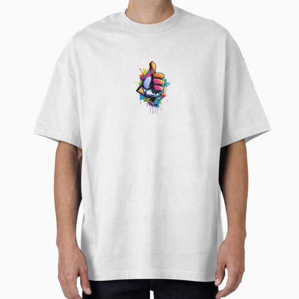 Item preview, Vibrant Graffiti Thumbs Up Street Art Print designed and sold by Dew's.
