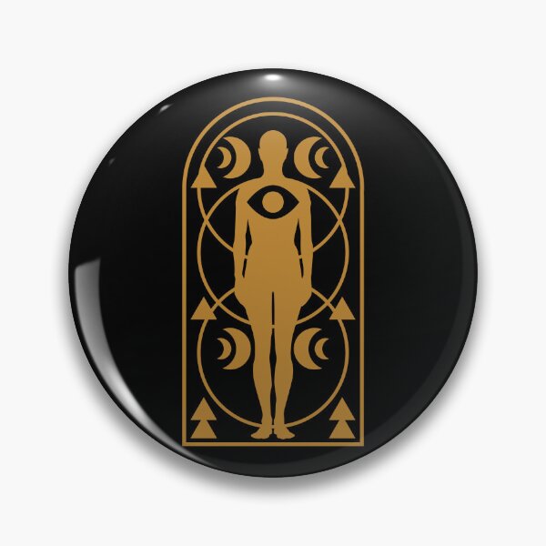 Item preview, Ascension Portal – Cosmic Human with Third Eye & Moon Phases designed and sold by musingtreeart.