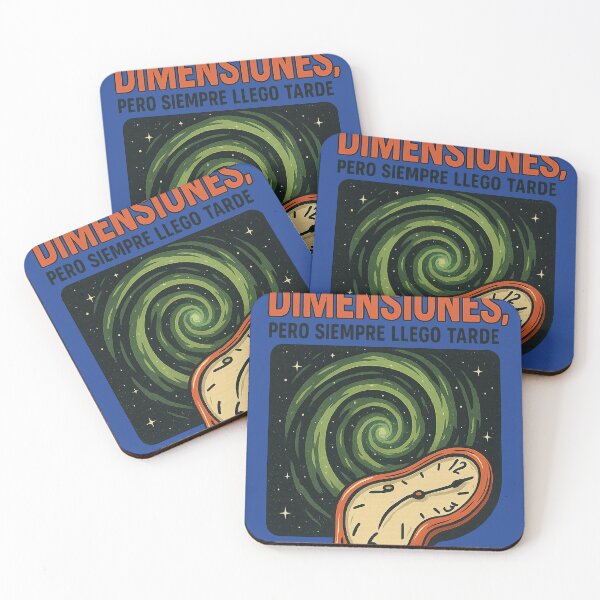 Item preview, I Travel Between Dimensions but I'm Always Late – Surreal and Sci-Fi Design designed and sold by Kromgolcamis.