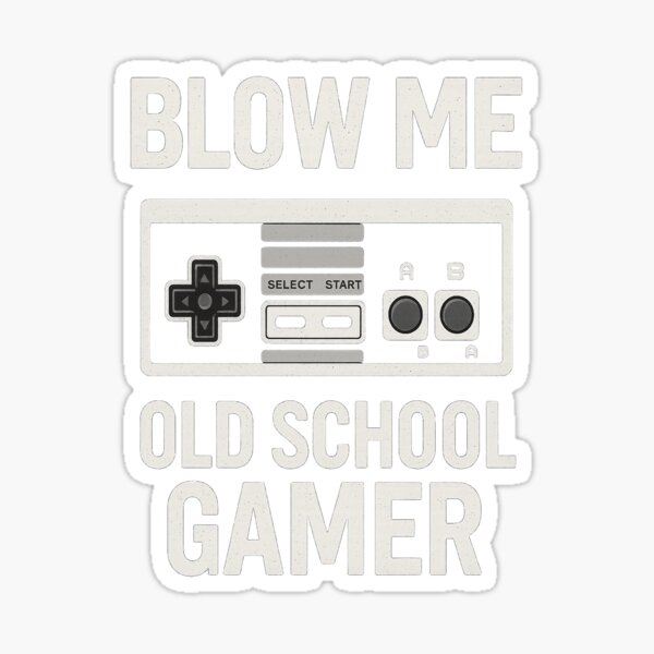 Item preview, Blow Me – Old School Gamer | Retro Humor for Real Gamers designed and sold by Kromgolcamis.