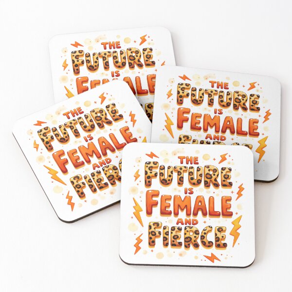Item preview, The Future Is Female Leopard Girl Power designed and sold by creative321.