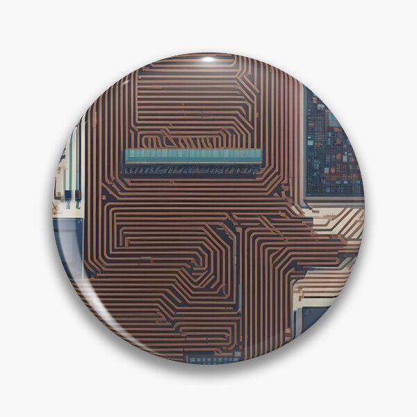 Item preview, Abstract Circuit Board Art designed and sold by Esterlane.