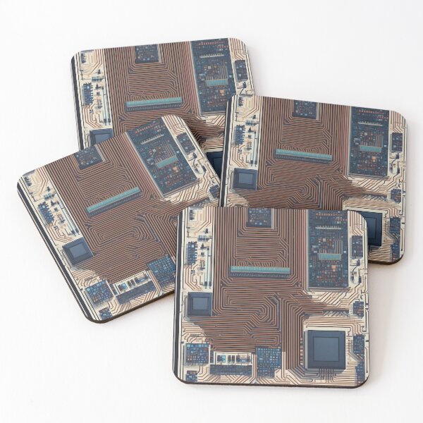 Item preview, Abstract Circuit Board Art designed and sold by Esterlane.
