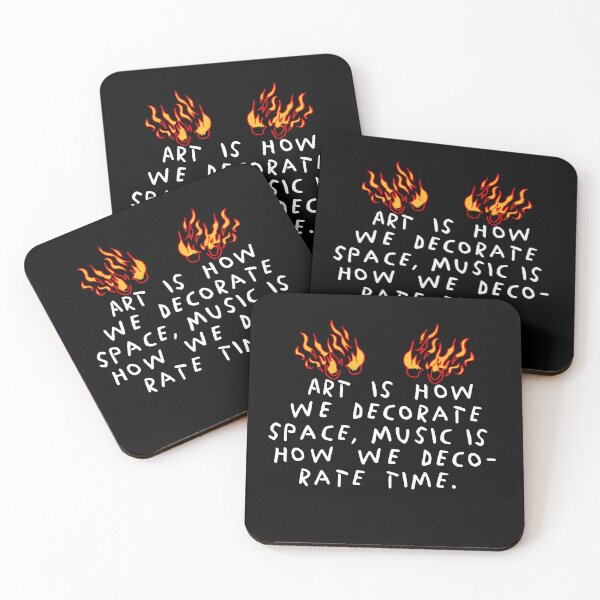 Item preview, Art Is How We Decorate FIRE designed and sold by FFFFt.