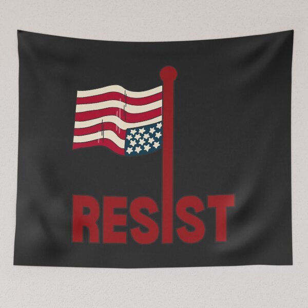 Item preview,  RESIST upside down flag designed and sold by DesignCollectiv.