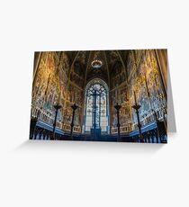 In the Cathedral at Loreto Italy Greeting Card