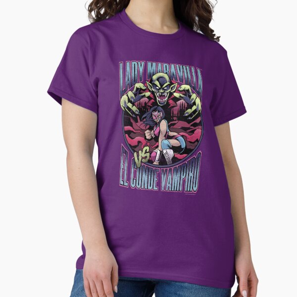 Item preview, Cinelucha Lady Maravilla vs El Conde Vampiro Neon Poster designed and sold by FifthSun.