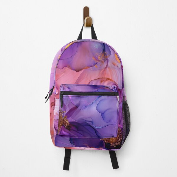 Item preview, Lilac And Blue Alcohol Ink Floral Abstract Designs designed and sold by DEC02.