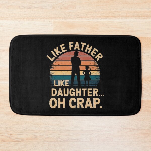 Item preview, Like Father Like Daughter Funny Retro Design designed and sold by love3617.
