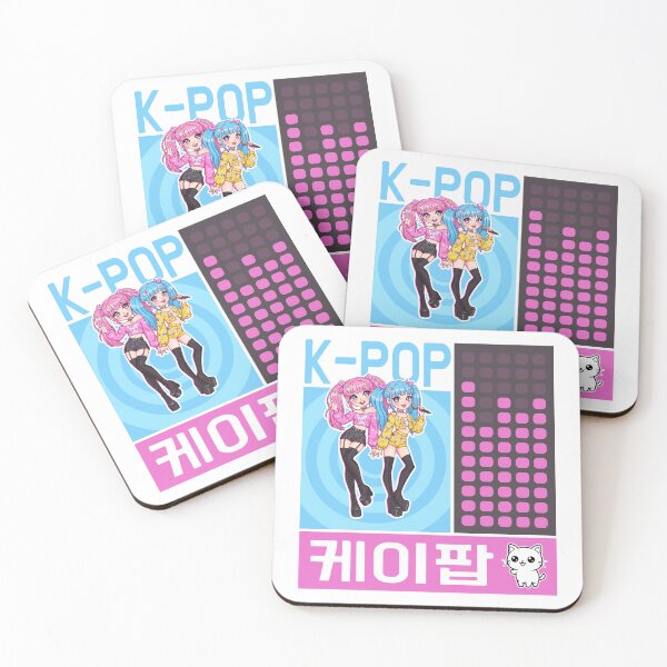 Item preview, Cute K-Pop Duo & Cat Graphic designed and sold by KiwiRider.