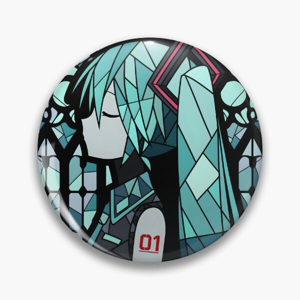 Item preview, Stained Glass Hatsune Miku designed and sold by SchellStation.