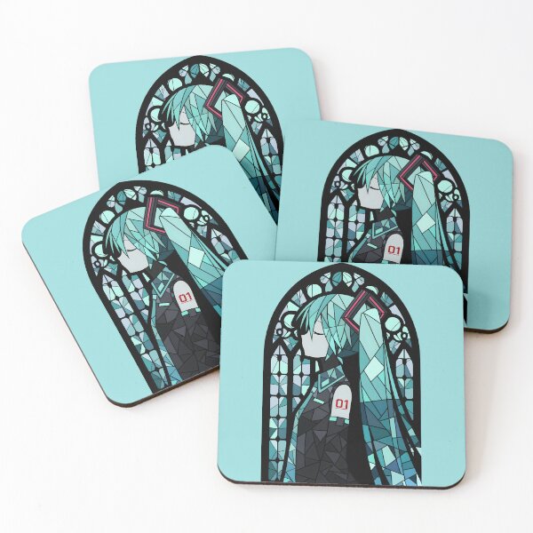 Item preview, Stained Glass Hatsune Miku designed and sold by SchellStation.
