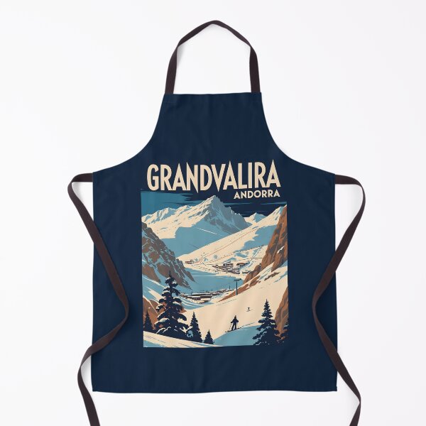 Item preview, A Vintage Illustration of Grandvalira - Andorra  designed and sold by GoodOldVintage.