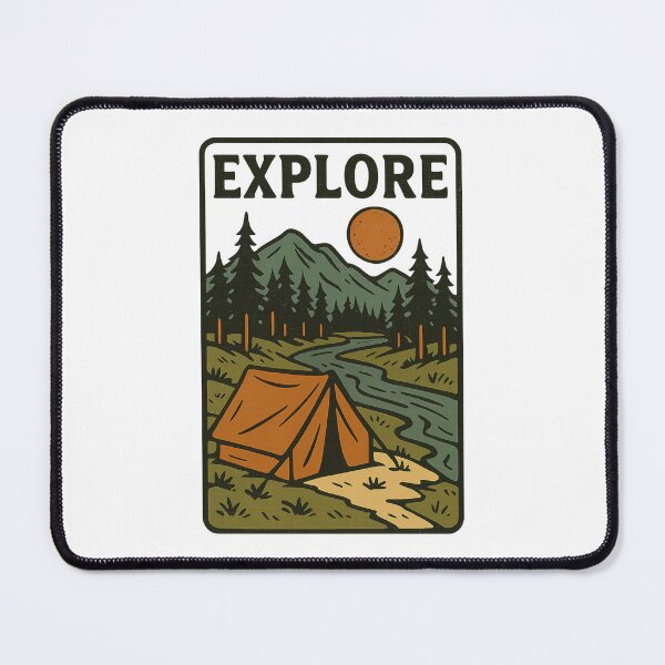 Item preview, Explore Nature Camping Adventure Wilderness designed and sold by Alex Songs.