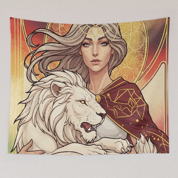 Item preview, La Fuerza Tarot Moderna – Arquetipo Femenino en Arte Decorativo designed and sold by Ojo de Lilith.