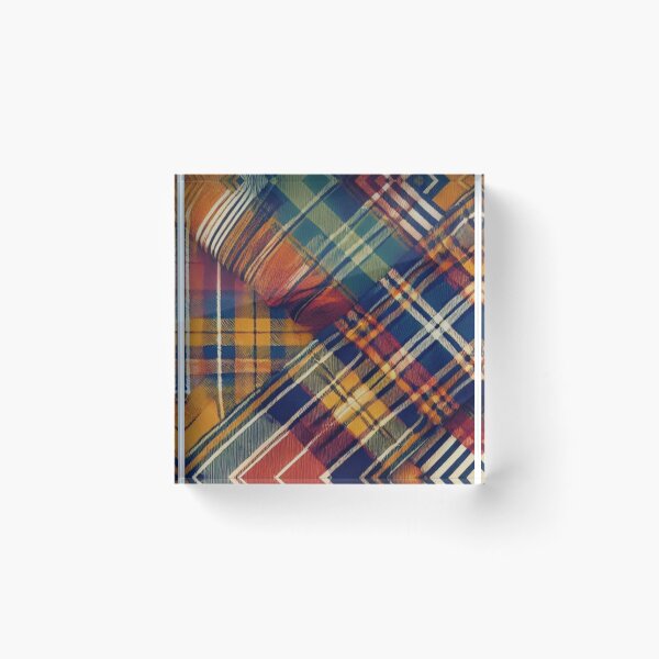 Item preview, Vibrant Madras Plaid – Bold Multicolor Pattern Design designed and sold by Right-UR.