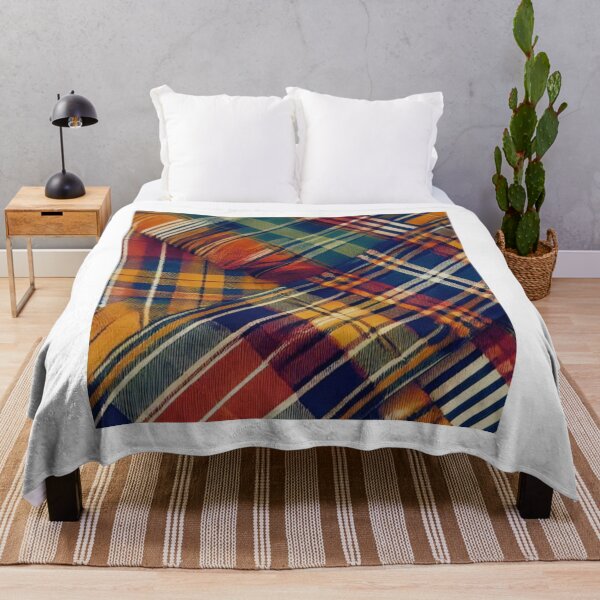 Item preview, Vibrant Madras Plaid – Bold Multicolor Pattern Design designed and sold by Right-UR.