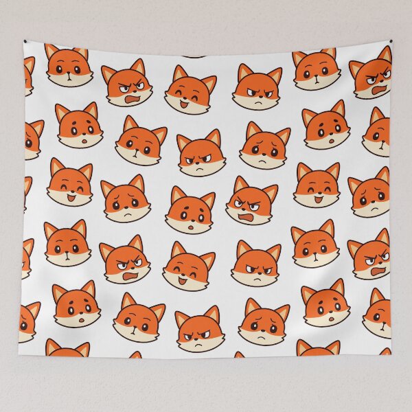 Item preview, Pattern of foxes designed and sold by TheNewPixel.