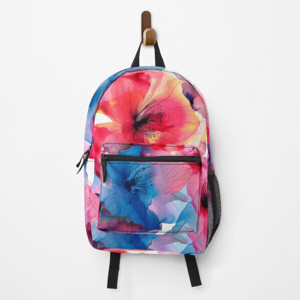 Item preview, Pink And Blue Abstract Floral In Alcohol Ink designed and sold by DEC02.