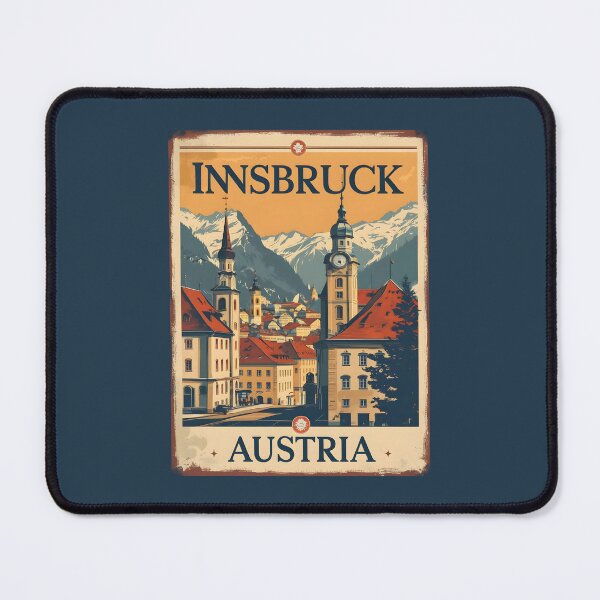 Item preview, A Vintage Travel Illustration of Innsbruck - Austria  designed and sold by GoodOldVintage.