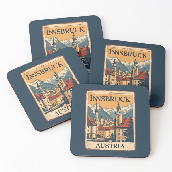 Item preview, A Vintage Travel Illustration of Innsbruck - Austria  designed and sold by GoodOldVintage.