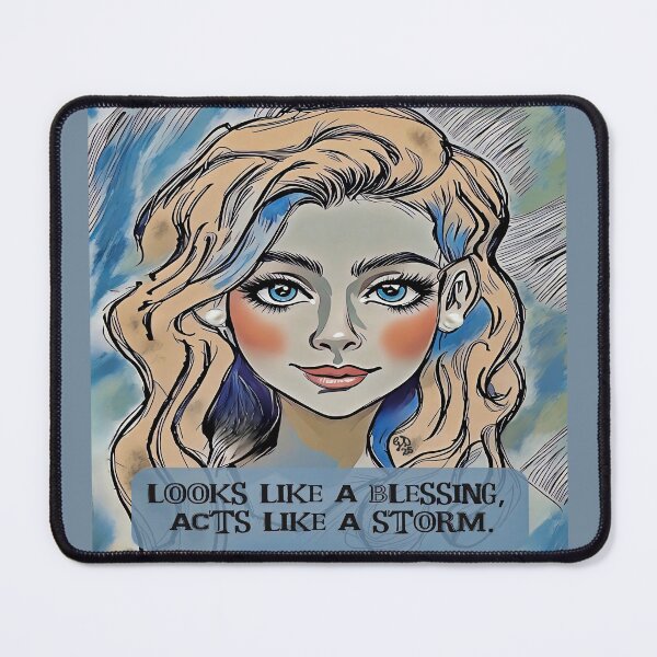 Item preview, Pop Art Blonde with Storm Energy designed and sold by gleefulme.