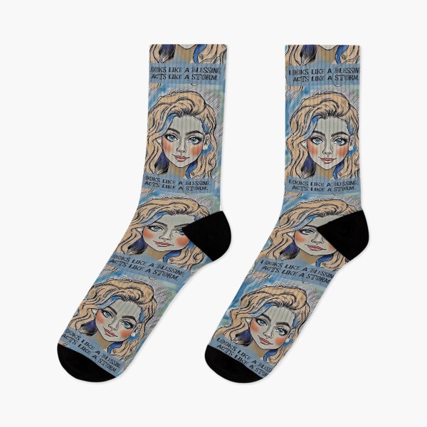 Item preview, Pop Art Blonde with Storm Energy designed and sold by gleefulme.