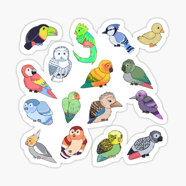 Item preview, Tiny Birds!!  designed and sold by Dragonstar87.