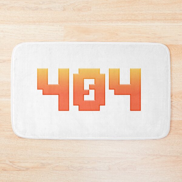 Item preview, 404 in 8-bit Pixel Hot Orange designed and sold by Memes N Lore .