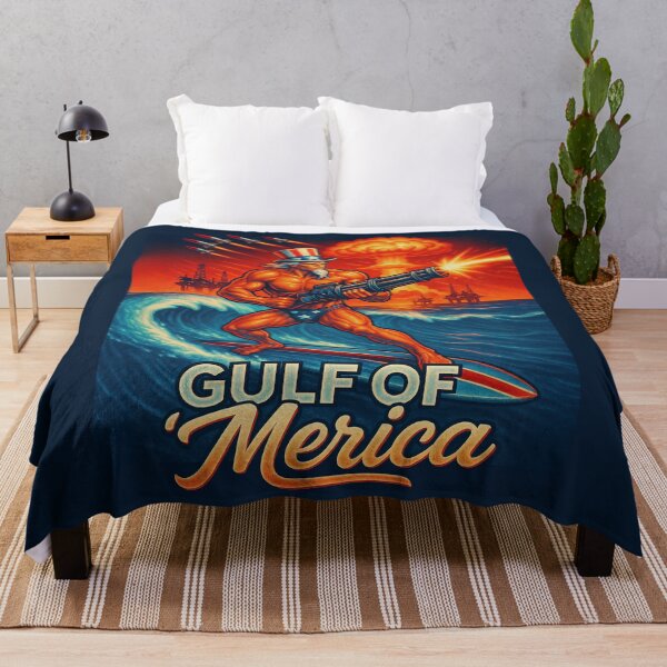 Item preview, USA Explosive Patriotic Surfer Uncle Sam Design designed and sold by Victor Shadehorn.