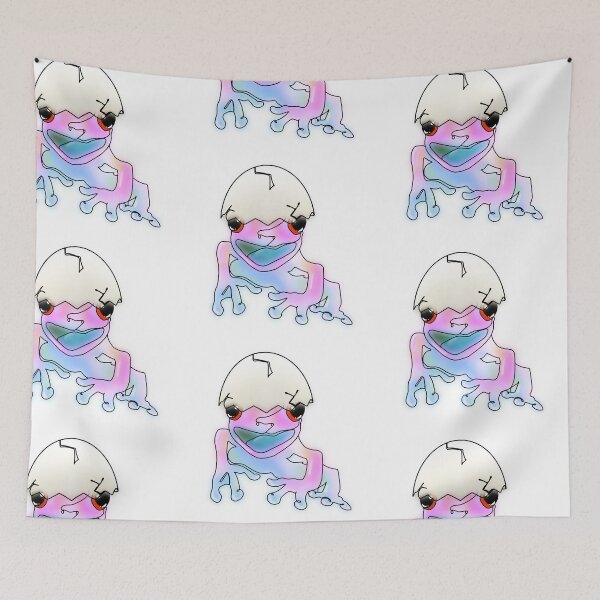 Item preview, Soft pink Frog with Eggshell Hat – animalzinhats designed and sold by Ashley’sAnimalz.
