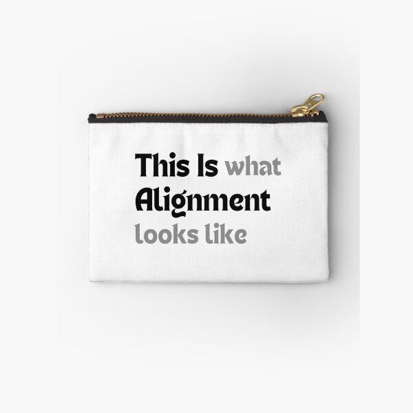 Item preview, Mindfulness Quote – This Is What Alignment Looks Like (Minimalist Balance & Personal Growth Design) designed and sold by MakeMyDaze.