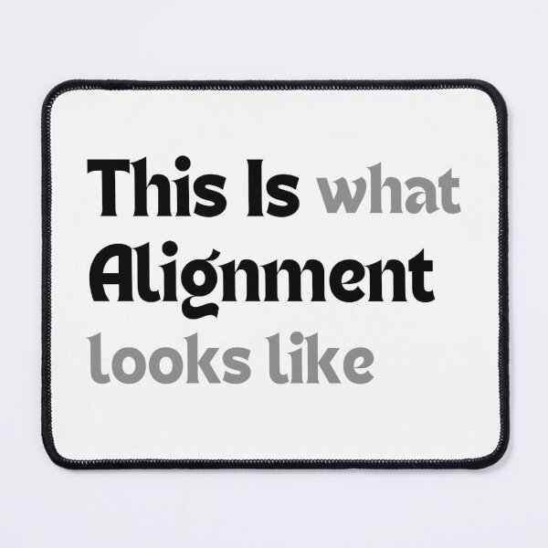 Item preview, Mindfulness Quote – This Is What Alignment Looks Like (Minimalist Balance & Personal Growth Design) designed and sold by MakeMyDaze.