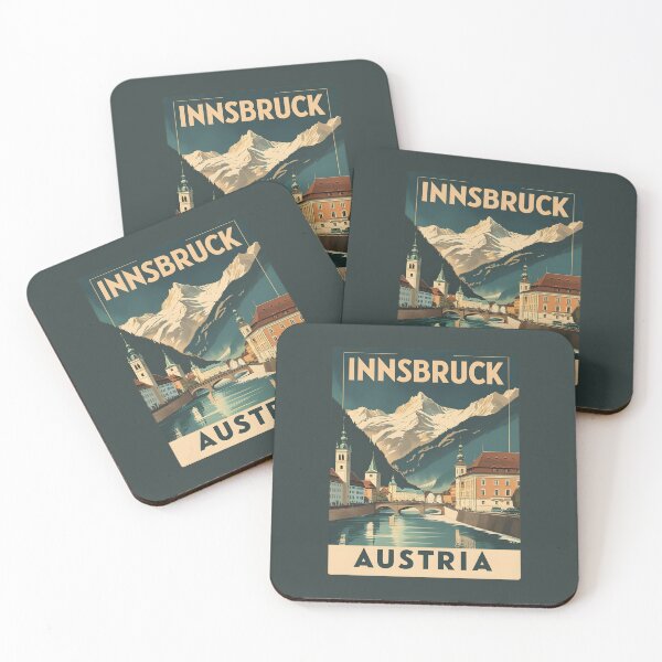 Item preview, A Vintage Travel Illustration of Innsbruck - Austria  designed and sold by GoodOldVintage.
