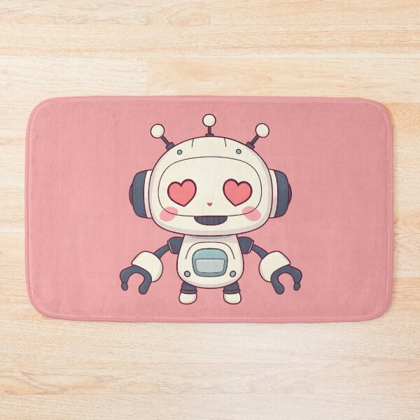 Item preview, Blushing Lovebot designed and sold by KaviPatterns.