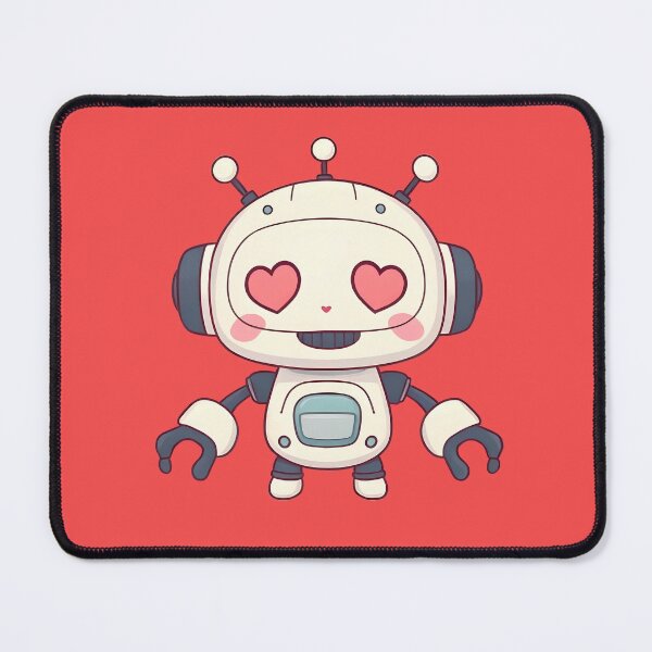 Item preview, Blushing Lovebot designed and sold by KaviPatterns.