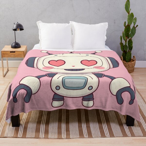 Item preview, Blushing Lovebot designed and sold by KaviPatterns.