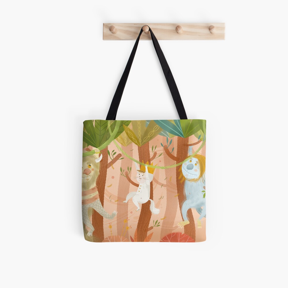Vista previa del artículo con la obra «Bolsa estampada de tela», diseñado y vendido por beabgv.