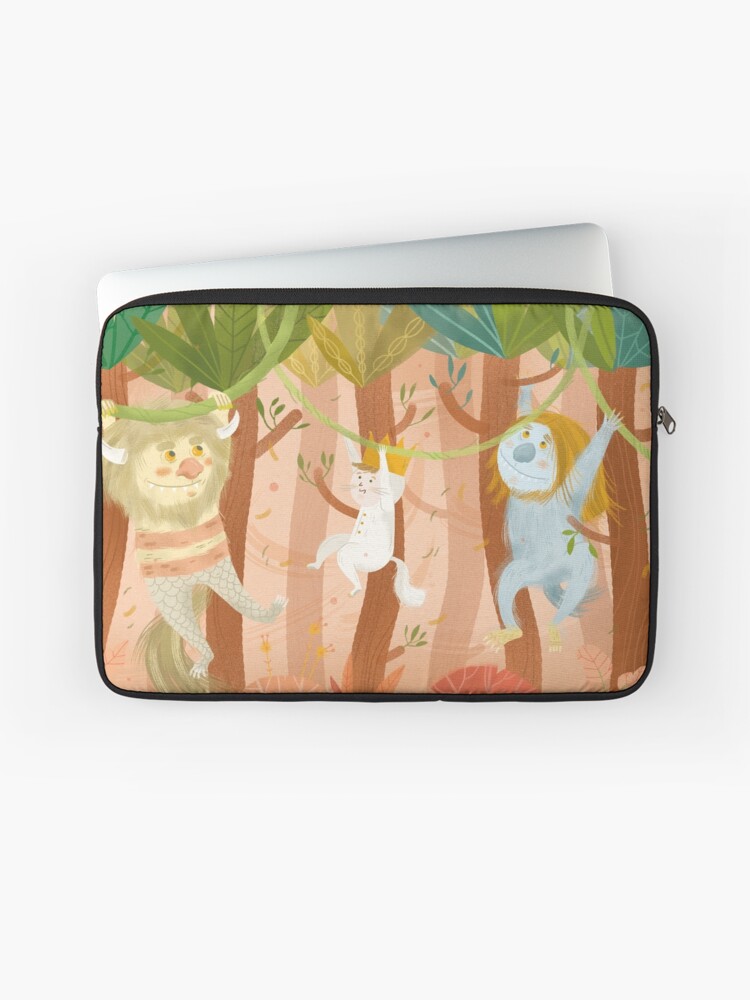 Imagen 1 de 2, Funda para portátil con la obra Dónde viven los monstruos, diseñada y vendida por beabgv.