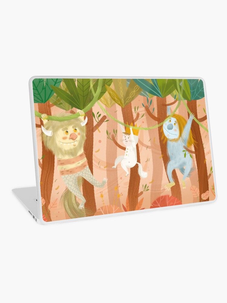 Imagen 1 de 2, Vinilo para portátil con la obra Dónde viven los monstruos, diseñada y vendida por beabgv.