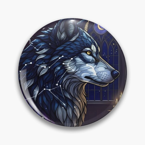 Artikelvorschau, Dark Academia Buntglas Wolf T-Shirt entworfen und verkauft von AetherLightArt.