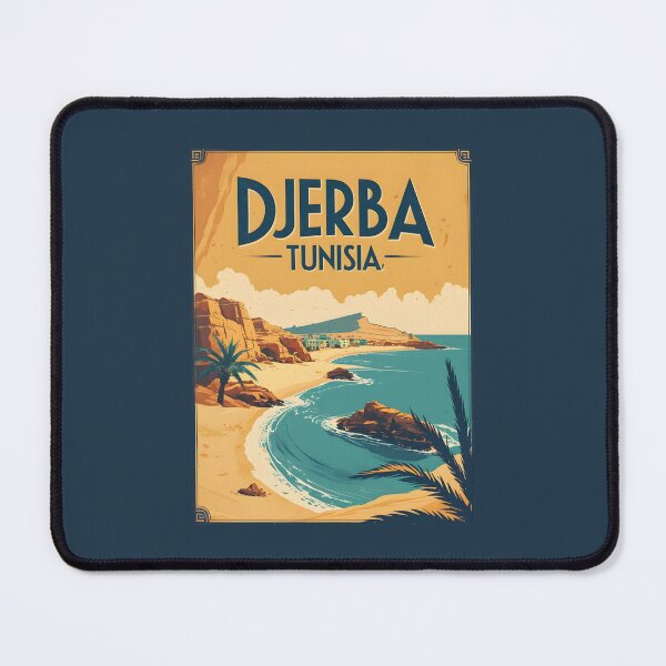 Item preview, A Vintage Illustration of Djerba - Tunisia designed and sold by GoodOldVintage.