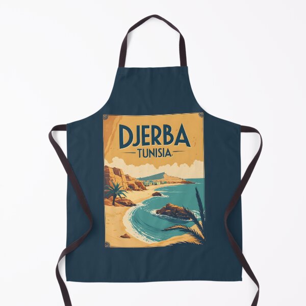 Item preview, A Vintage Illustration of Djerba - Tunisia designed and sold by GoodOldVintage.