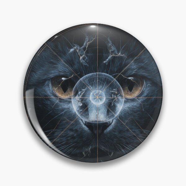 Item preview, Black Cat With Sphere designed and sold by Shannon Hilson.