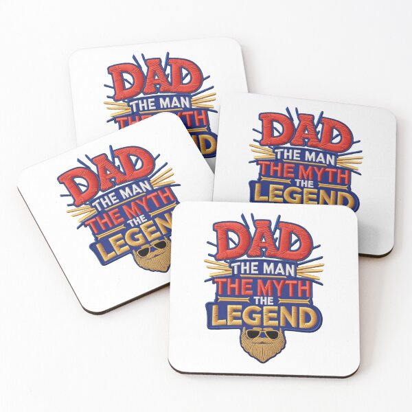 Item preview, DAD The Man The Myth The Legend  Funny Father's Day Embroidered Design designed and sold by ArtDesignTp.