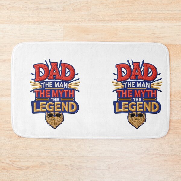 Item preview, DAD The Man The Myth The Legend  Funny Father's Day Embroidered Design designed and sold by ArtDesignTp.