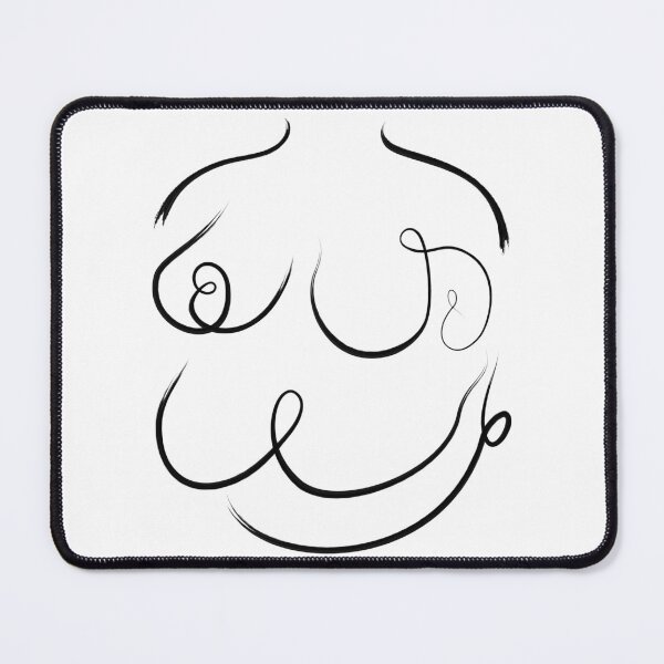 Item preview, Bold & Beautiful – Abstract Form Line Art (Front View) designed and sold by spooniecentral.