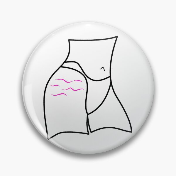 Item preview, Stretch Marks Body Positive Bikini Line Art designed and sold by spooniecentral.