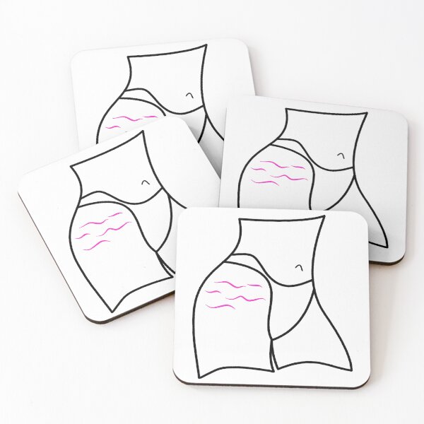 Item preview, Stretch Marks Body Positive Bikini Line Art designed and sold by spooniecentral.